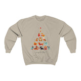 Pet Christmas Tree Heavy Blend™ Crewneck Sweatshirt