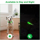 Rechargeable LED Glowing Adjustable Flashing Luminous Dog & Cat Collar